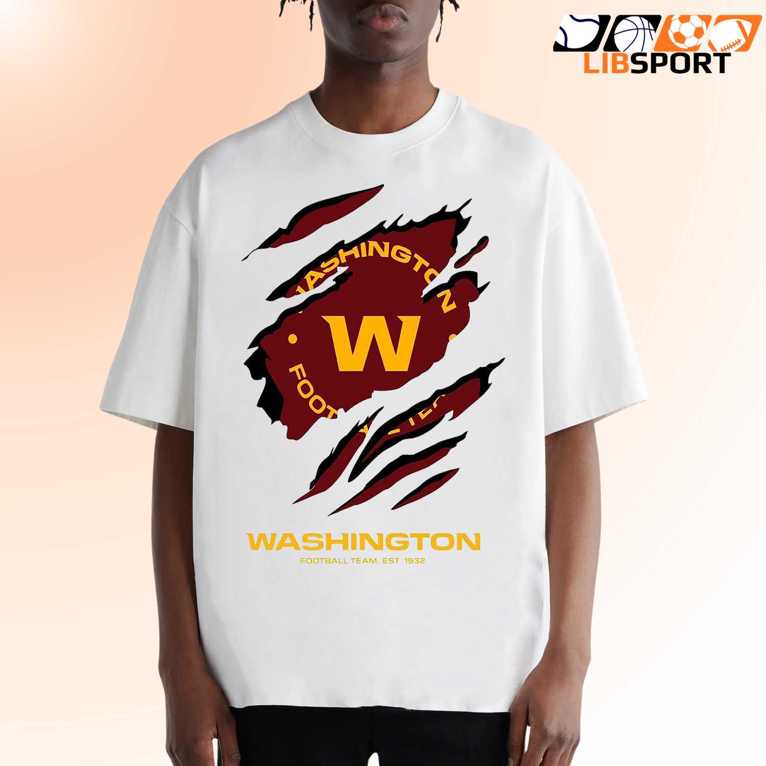 Washington Commanders Vintage T-Shirt, Unisex Game Day Tee